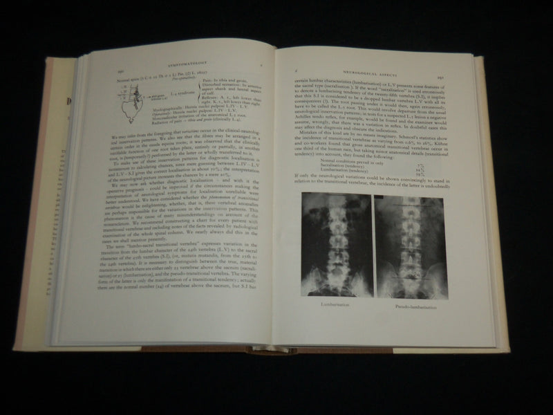 1959 THE DEGENERATIVE BACK AND ITS DIFFERENTIAL DIAGNOSIS BOOK - KD 7212