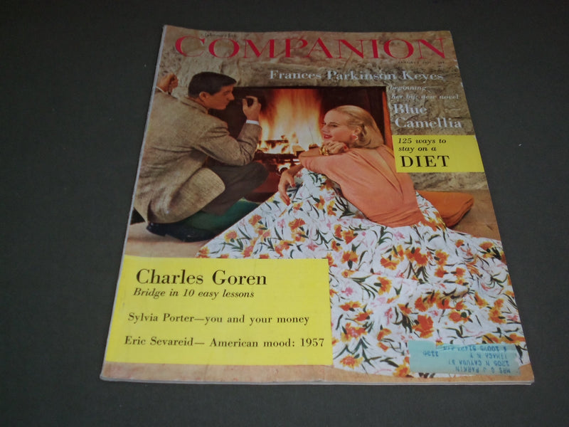 1957 JANUARY WOMAN'S HOME COMPANION MAGAZINE - GREAT COVER AND STORIES - SP 7118
