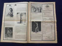 1975 HABIBI NEWSPAPER - VOLUME 2, NUMBER 6 - MIDDLE EASTERN DANCE/MUSIC- NP 6849