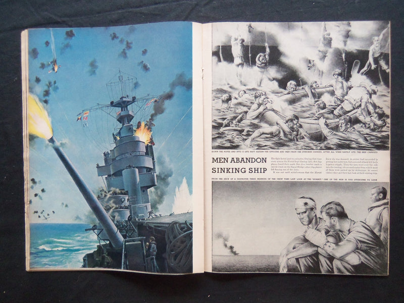 1943 AUGUST 2 LIFE MAGAZINE - BRITISH ADMIRAL SIR MAX KENNEDY - L 350
