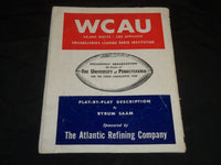 1945 OCTOBER 6 DARTMOUTH VS. PENNSYLVANIA COLLEGE FOOTBALL PROGRAM - J 5753