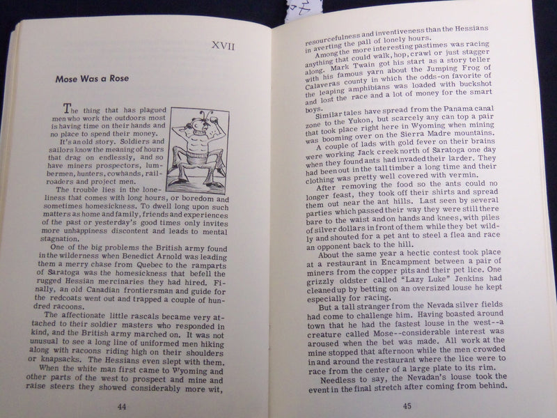 1953 WYOMING ROUNDUP BOOK BY BRAD SLACK - SOFTCOVER - J 8191