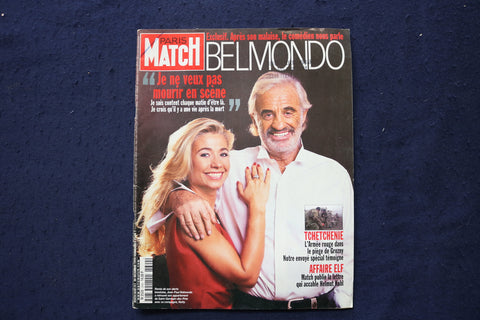 1999 DECEMBER 30 PARIS MATCH MAGAZINE - JEAN-PAUL BELMONDO COVER - E 23587