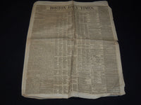1845 JUNE 17 BOSTON DAILY TIMES NEWESPAPER - TROTTING MATCH CAMBRIDGE - NP 3878V