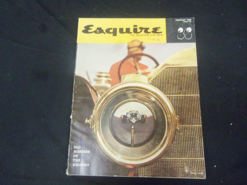 1958 FEBRUARY ESQUIRE MAGAZINE - GREAT COVER, PHOTOS AND ADS - ST 2652
