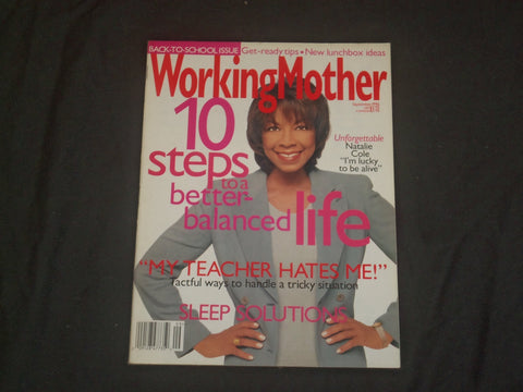 1996 SEPTEMBER WORKING MOTHER MAGAZINE - NATALIE COLE COVER - B 925