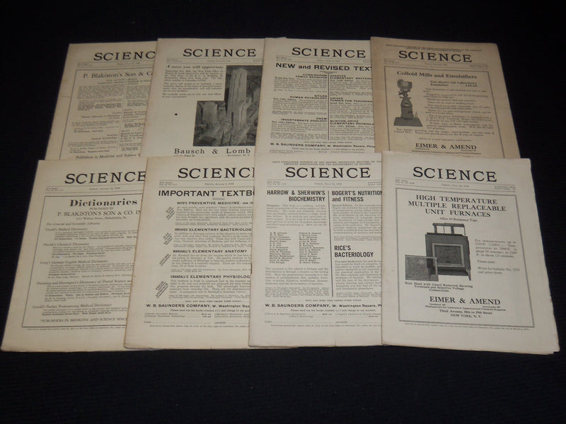 1934-1944 SCIENCE MAGAZINE LOT OF 39 ISSUES - O 3226C
