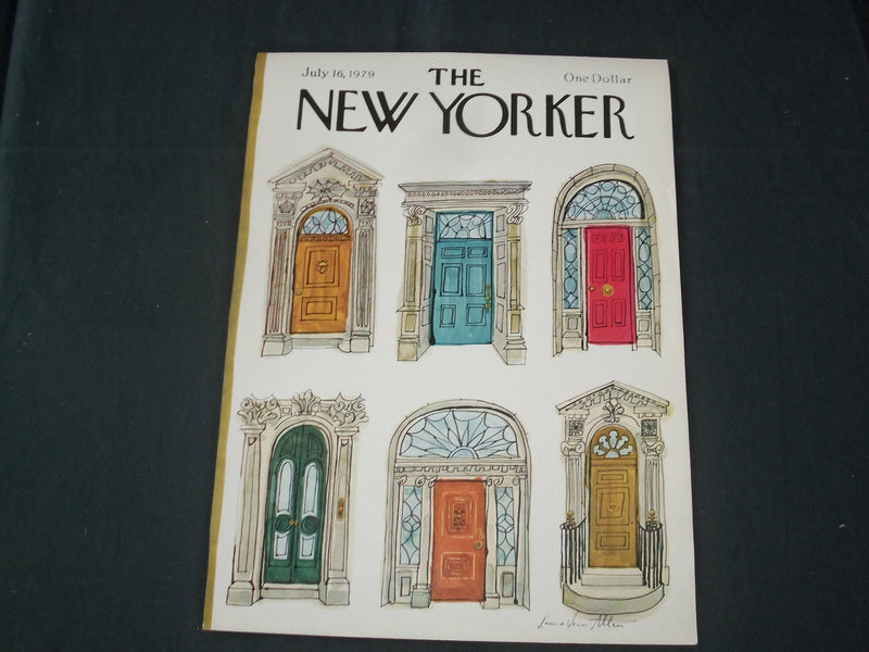 1979 JULY 16 NEW YORKER MAGAZINE FRONT COVER ONLY - GREAT ART FOR FRAMING