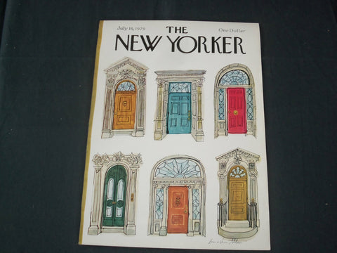 1979 JULY 16 NEW YORKER MAGAZINE FRONT COVER ONLY - GREAT ART FOR FRAMING