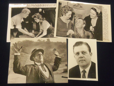 1957-1967 PAT HINGLE PRESS PHOTOS LOT OF 8 - O 1558