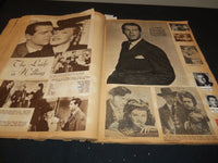 HOLLYWOOD MOVIE STARS SCRAPBOOK - CUMMINGS - MILLAND - GREAT PHOTOS - 31A