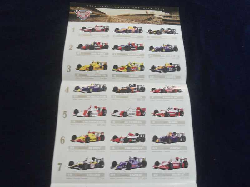 2002 MAY 26 86TH INDIANAPOLIS 500 RACING PROGRAM - GREAT PHOTOS - SP 6599M