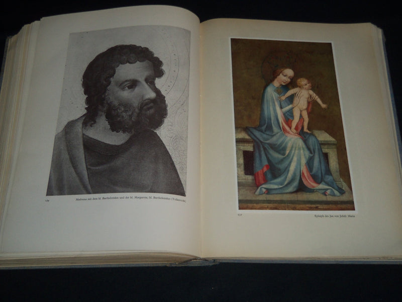 1939 GOTHISCHE MALEREI IN BOHMEN VOLUME BY DR. ANTONIN MATEJCEK - PLATES - Z 92
