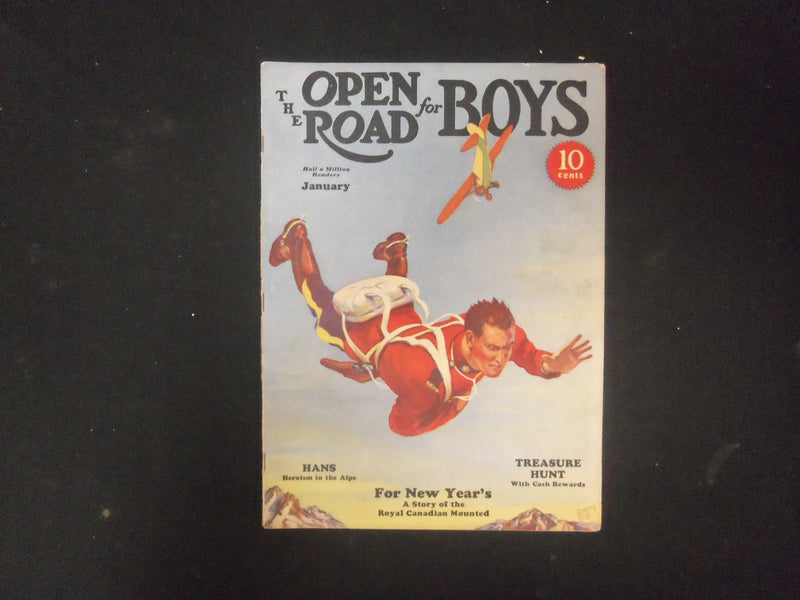1936 JANUARY OPEN ROAD FOR BOYS MAGAZINE - ST 4623