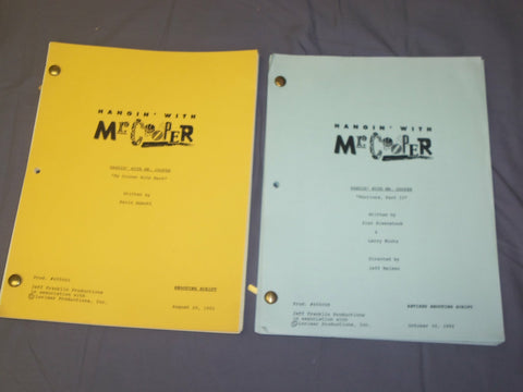 1992 HANGIN' WITH MR. COOPER TELEVISION SCRIPTS - LOT OF 2 - O 3106