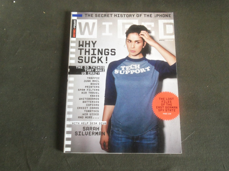 2008 FEBRUARY WIRED MAGAZINE - SARAH SILVERMAN COVER - B 5340O