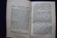 1923 THE INTELLECTUAL WORKER HARDCOVER BOOK BY WILLIAM MACDONALD - KD 9543
