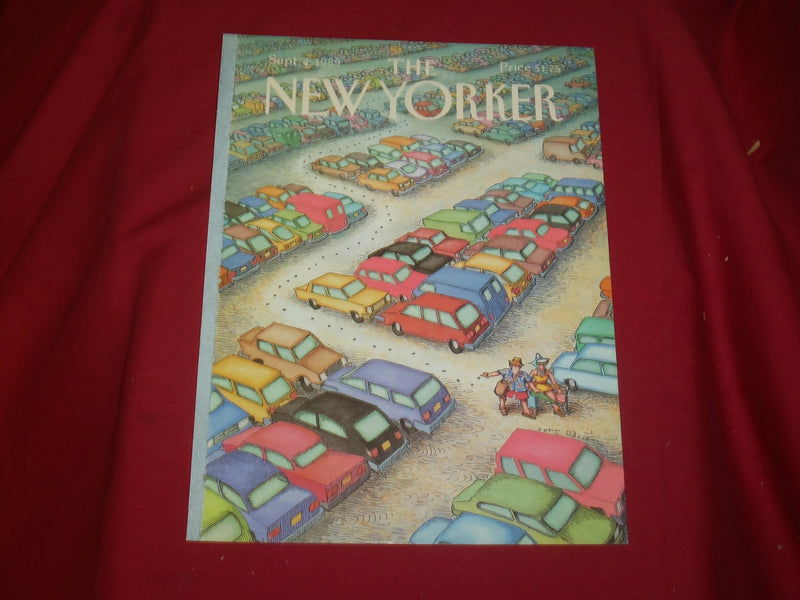 1989 SEPTEMBER 4 NEW YORKER MAGAZINE FRONT COVER ONLY - GREAT ART FOR FRAMING