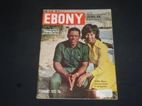 1972 FEBRUARY EBONY MAGAZINE - WILLIE MAYS COVER - SP 7896