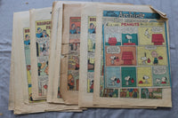 1970'S SUNDAY COLOR COMICS PAGES - HUGH LOT - 3 INCH STACK - NP 9310