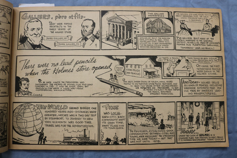 1942 THE HISTORY OF HOLMES IS THE HISTORY OF NEW ORLEANS SOFTCOVER BOOK - K 3132