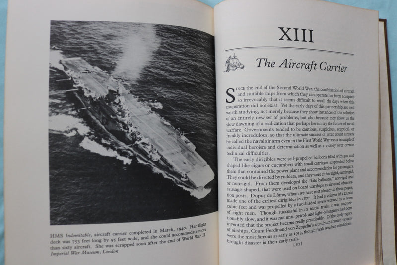 1965 THE WARSHIP IN HISTORY HARDCOVER BOOK BY PHILIP COWBURN - KD 9663