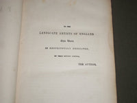 1855 MODERN PAINTERS BY A GRADUATE OF OXFORD VOLUME NO. 1 - NEW YORK - KD 4548