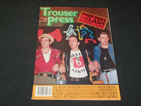 1983 APRIL TROUSER PRESS MAGAZINE - THE CLASH - SP 7936