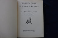 1943 FAMOUS DOGS OF FAMOUS PEOPLE HARDCOVER BOOK BY MAE SMITH - K 1539