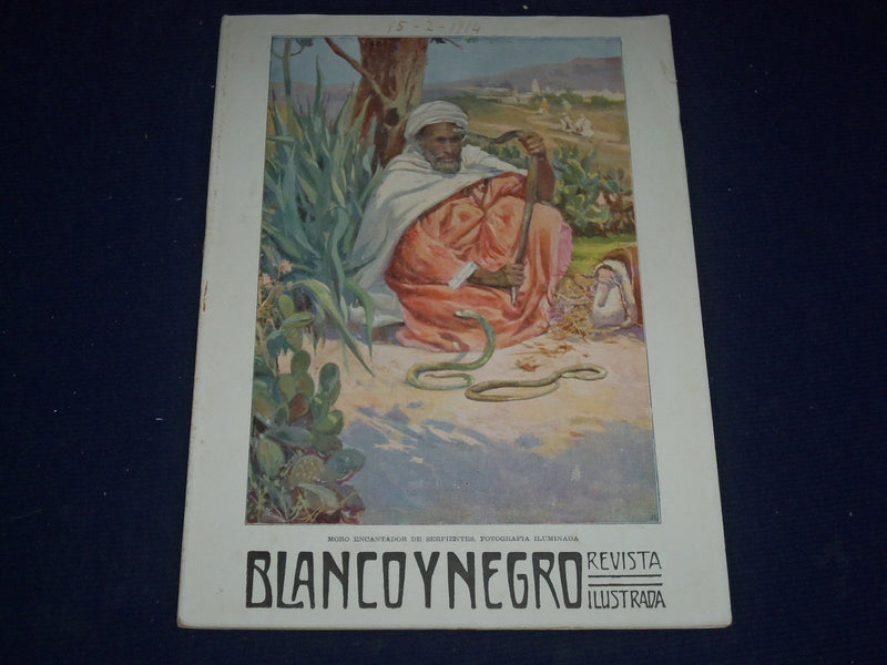 1914 FEBRUARY 15 BLANCO Y NEGRO SPANISH MAGAZINE - ILLUSTRATIONS & ADS - J 1500