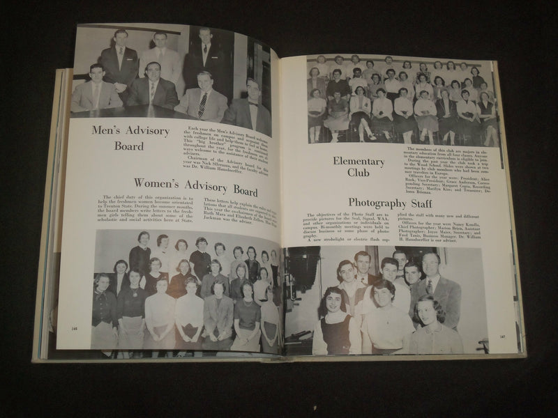 1956 TRENTON STATE TEACHERS COLLEGE YEARBOOK - TRENTON, NJ - YB 2086