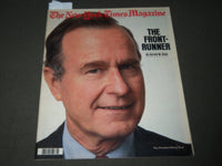 1986 FEBRUARY 23 NEW YORK TIMES MAGAZINE SECTION - GEORGE BUSH COVER - J 3090