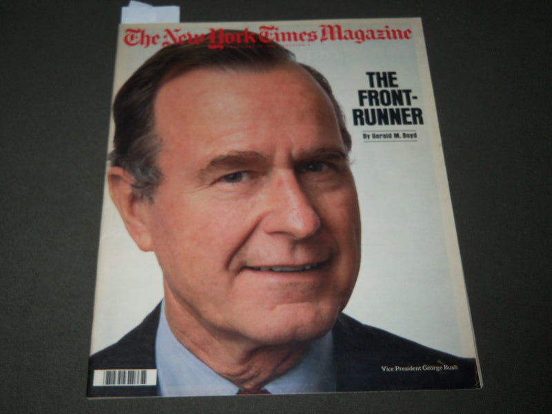 1986 FEBRUARY 23 NEW YORK TIMES MAGAZINE SECTION - GEORGE BUSH COVER - J 3090