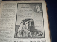 1914 JANUARY-DECEMBER THE MUSICIAN BOUND VOL NO. 19 - GREAT PHOTOS/ADS - KD 1962