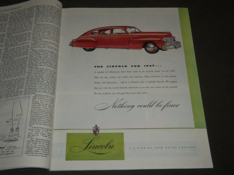 1947 APRIL 5 THE SATURDAY EVENING POST MAGAZINE - ILLUSTRATED COVER - SP 208