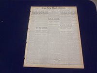1920 APRIL 25 NEW YORK TIMES - WILSON PLAN FOR FIUME IS ACCEPTED - NT 8294