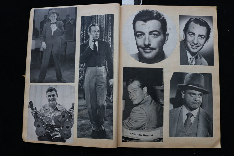 MOVIE STARS SCRAPBOOK - MANY PHOTOS - E 24961