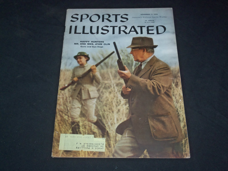 1958 NOVEMBER 17 SPORTS ILLUSTRATED MAGAZINE - HAPPY HUNTERS - SP 8905