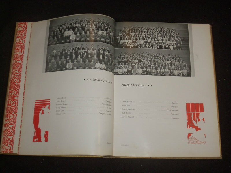 1933 SCHURZONE CARL SCHURZ SENIOR HIGH SCHOOL YEARBOOK - CHICAGO, IL - YB 1984