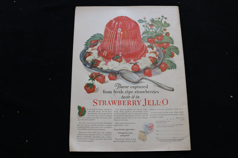 1928 JANUARY NEEDLECRAFT MAGAZINE - A BEAUTIFULLY ILLUSTRATED COVER - E 9914