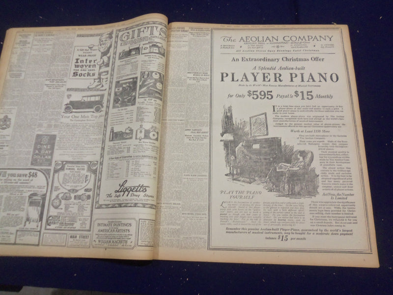 1920 DECEMBER 17 NEW YORK TIMES - BANDITS KILL FIFTH AVENUE JEWELER - NT 8499B