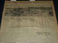 1906 JUNE 29 THE BOSTON HERALD -HARVARD EIGHT BEATS YALE IN CLOSEST RACE- BH 287