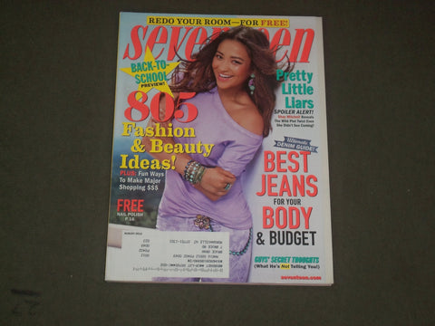 2012 AUGUST SEVENTEEN MAGAZINE - SHAY MITCHELL COVER - B 1740