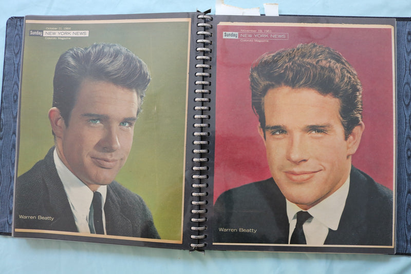 MOVIE STAR MAGAZINE PAGES SCRAPBOOK-WARREN BEATTY-CARROLL BAKER-FRED ASTAIRE-#46