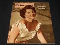 1954 APRIL 17 PICTUREGOER MAGAZINE - PIPER LAURIE FRONT COVER - E 5887