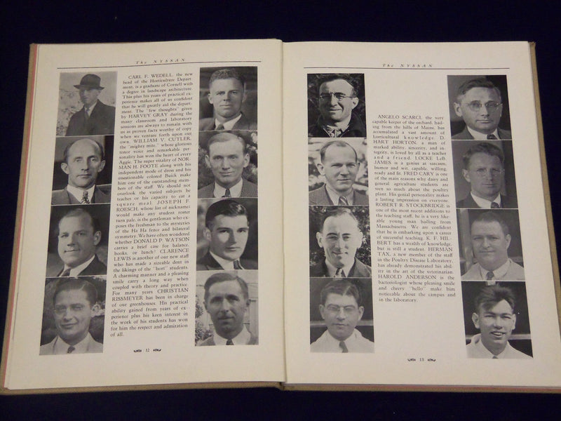 1938 NYSSAN STATE INSTITUTE OF APPLIED AGRICULTURE LONG ISLAND YEARBOOK - YB 785