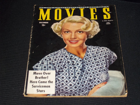 1945 DECEMBER MOVIES MAGAZINE - LANA TURNER FRONT COVER - E 14182
