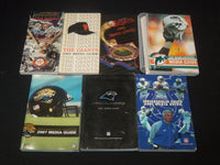 ASSORTED SPORT MEDIA GUIDES LOT - 19 PIECES - BASEBALL - FOOTBALL - KD 1E