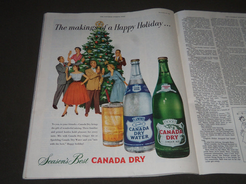 1952 DEC 20 THE SATURDAY EVENING POST MAGAZINE - ILLUSTRATED COVER - SP 1942