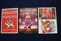 1980'S-1990'S CIRCUS PROGRAMS - LOT OF 39 - O 3641